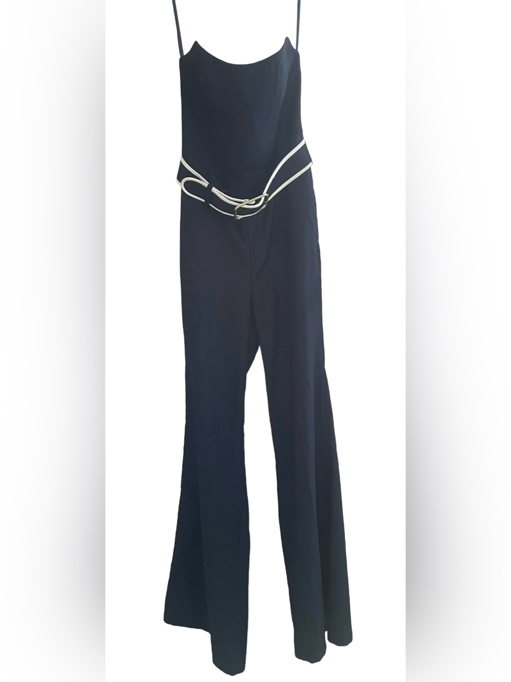 NWT Leo Lin Mary Jumpsuit Navy Size US4 - Picture 6 of 9